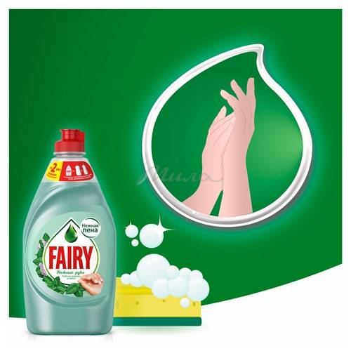 Средство для мытья посуды FAIRY Нежные руки Чайное дерево и мята, 900 мл #9