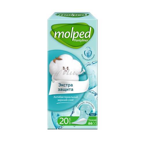 Прокладки ежедневные MOLPED Extra Hygiene ароматизированные, 20 шт