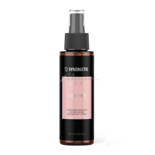 Дезодорант спрей SYNERGETIC Cherry минеральный парфюмированный, 110 мл