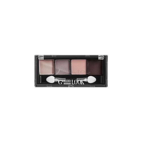 Палетка теней для век LUXVISAGE Glam Look четырехцветные, тон 4, 4 г