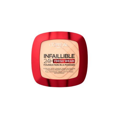Пудра для лица L`OREAL Infaillible компактная стойкая, тон 020, 9 г