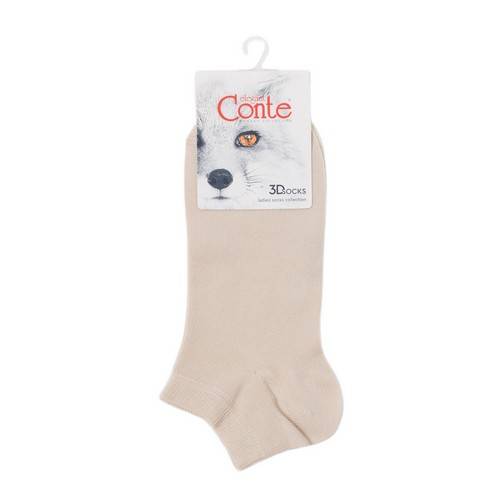 Носки женские CONTE Elegant 3Dsocks, бежевый, размер 23-25, арт. 24С-3СП