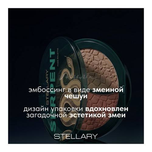 Палетка для лица STELLARY Blush & Sculpt Serpent, 6 г #4
