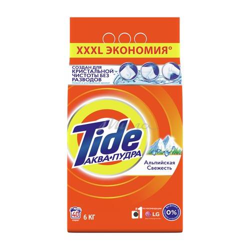 Средство моющее синтетическое "TIDE" (автомат,альп.свежесть) 6 кг