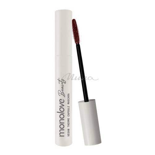 Термотушь для ресниц MONOLOVE BEAUTY Thermo Capsule Mascara Vegan удлиняющая vegan, тон wine, 12 мл #2