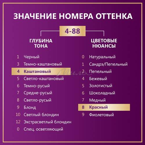 Краска для волос ПАЛЕТТ Интенсивный цвет, тон RF3 Красный гранат, 110 мл #10
