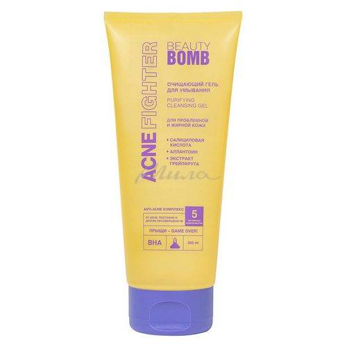 Гель для умывания BEAUTY BOMB Acne Fighter очищающий, 200 мл