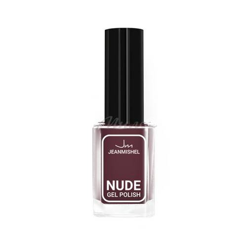 Лак для ногтей JEANMISHEL Nude с эффектом геля, тон 394 бордовый тауп