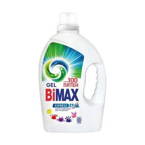Гель для стирки BIMAX 100 Пятен, 1.3 кг