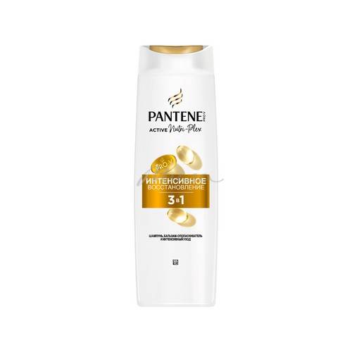 Шампунь PANTENE PRO-V 3в1 Интенсивное восстановление для ослабленных и поврежденных волос, 360 мл