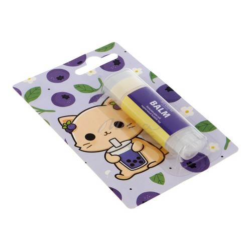 Бальзам для губ BLOOM Cosmetics Bubble Tea Черничный, 4.9 г #3