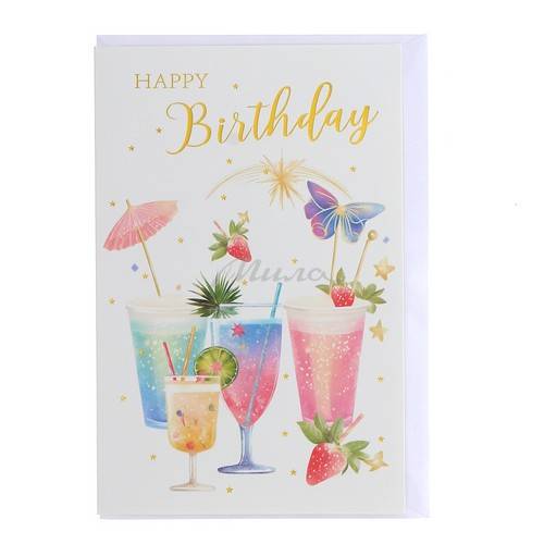Открытка Happy Birthday, арт.  7012308123