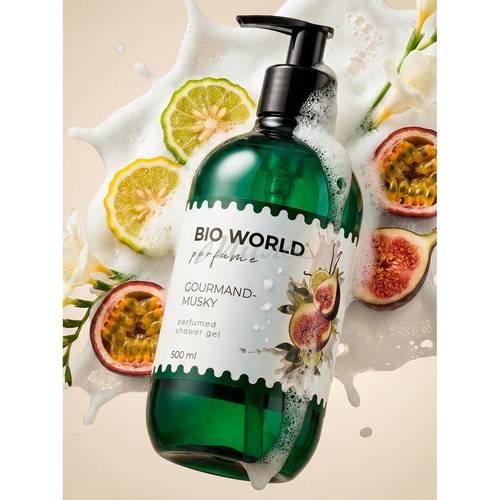 Гель для душа BIO WORLD Gourmand-Musky парфюмированный, 500 мл #2