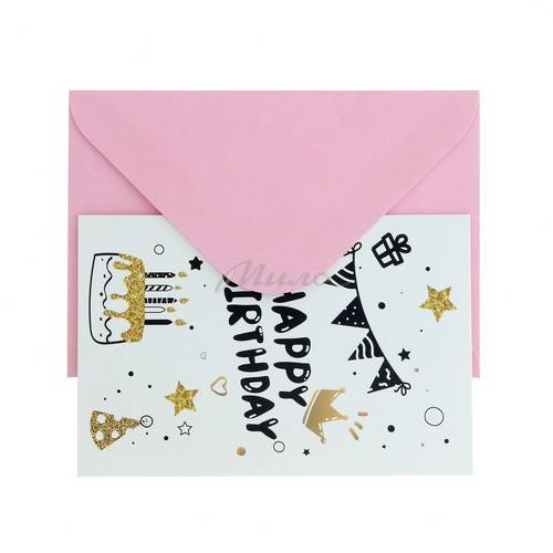 Открытка Happy Birthday, арт. SLWOIU-56 #2
