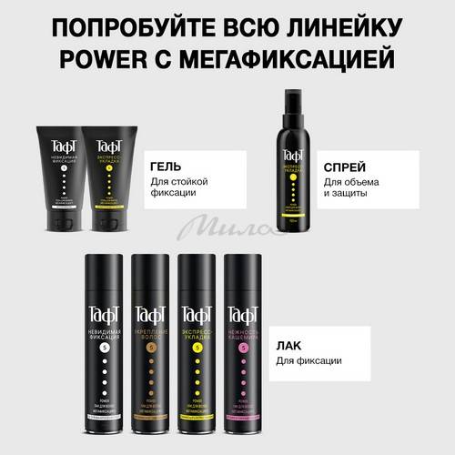 Гель для волос ТАФТ Power Экспресс-укладка Мегафиксация, 150 мл #4