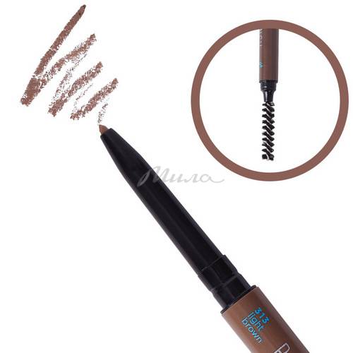 Карандаш для бровей PARISA COSMETICS Retractable Micro Brow Pencil водостойкий автоматический, тон 313 #3