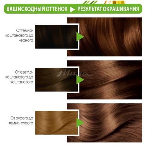 Крем-краска для волос GARNIER Color naturals, тон 6.34 Карамель, 110 мл #5