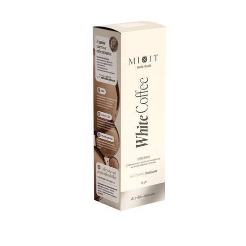 Паста-корректор зубная MIXIT White Coffee отбеливающая с кофейной эссенцией, 75 г #6