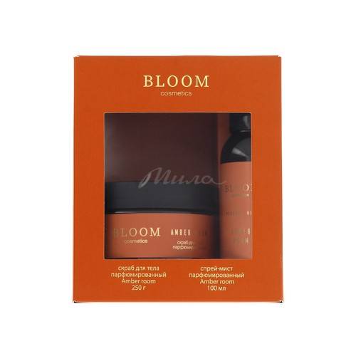Подарочный набор BLOOM Cosmetics Amber room скраб для тела, 250 г + спрей-мист, 100 мл #3
