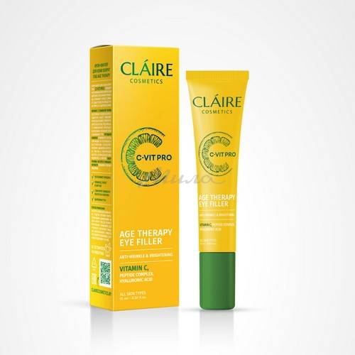 Крем-филлер для кожи вокруг глаз CLAIRE COSMETICS Age Therapy C-VIT PRO, 15 мл #2