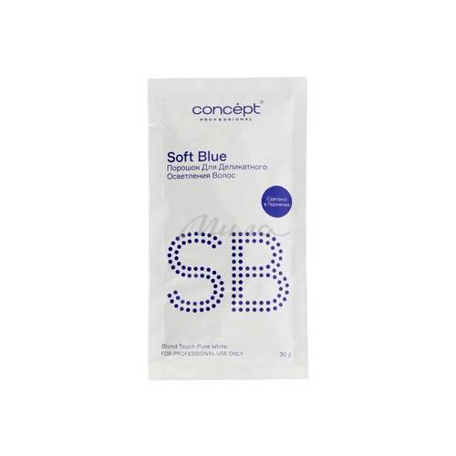 Порошок для осветления волос CONCEPT Blond Touch Soft Blue, 30 г