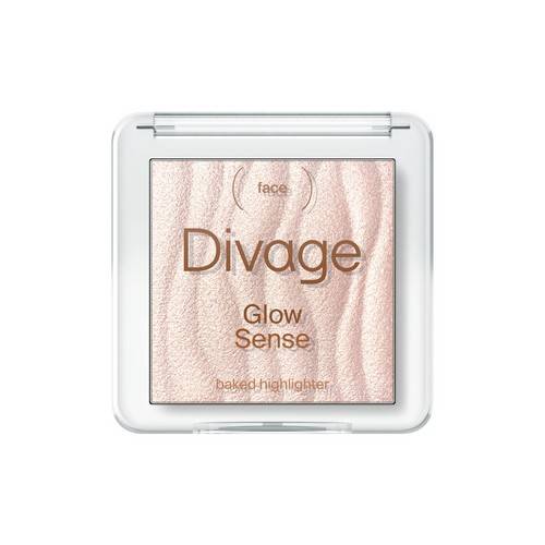 Хайлайтер для лица DIVAGE Glow Sense Baked Highlighter запеченный, тон 02
