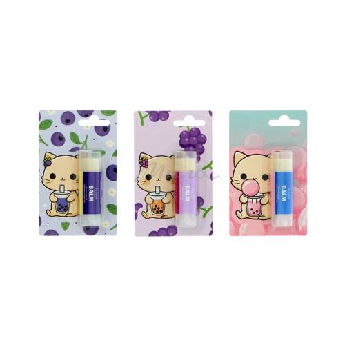 Бальзам для губ BLOOM Cosmetics Bubble Tea Черничный, 4.9 г #5