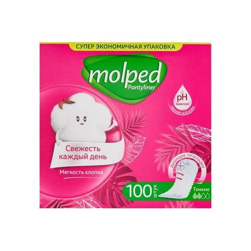 Прокладки ежедневные MOLPED Everyday Freshness, 100 шт