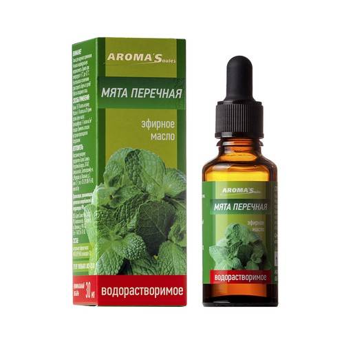 Масло эфирное AROMA SAULES Мята Перечная водорастворимое, 30 мл