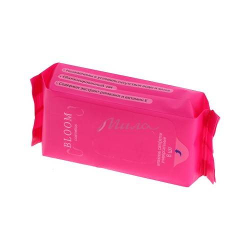 Салфетки влажные BLOOM Сosmetics универсальные, арт. 29, 8 шт #2