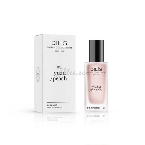 Духи для женщин DILIS Mono Collection Yuzu Peach, 25 мл