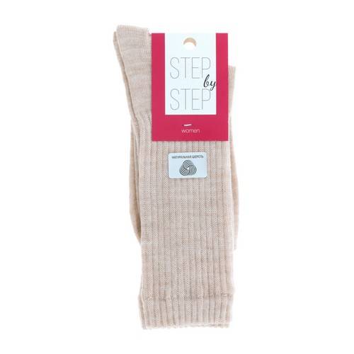 Носки женские STEP BY STEP, опал, размер 25, арт. 53-08