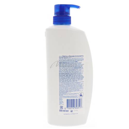 Шампунь против перхоти HEAD&SHOULDERS Основной уход, 800 мл #2