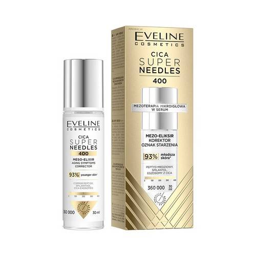 Мезо-эликсир для лица EVELINE Cosmetics Super Needles Цика 400, 30 мл