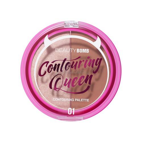 Палетка для контуринга BEAUTY BOMB Countouring Queen, тон 01 new
