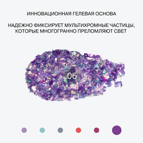 Глиттер гелевый для лица INFLUENCE BEAUTY Glitter Dose, тон 06 #5