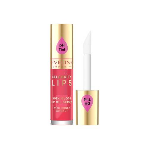 Масло-сыворотка для губ EVELINE Cosmetics Celebrity Lips глянцевое, тон 04