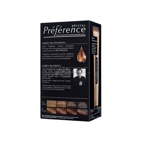 Краска для волос L'OREAL Recital Preference, тон 6.35 Гавана светлый янтарь, 174 мл #3