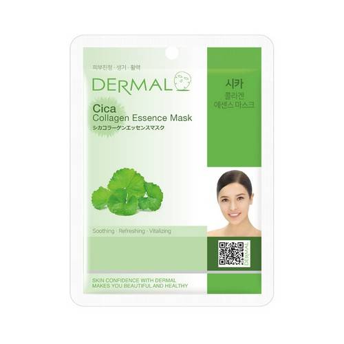 Маска тканевая DERMAL Cica Collagen, 23 г