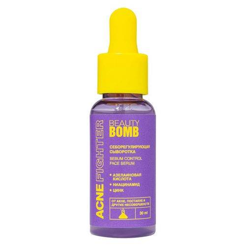 Сыворотка для лица BEAUTY BOMB Acne Fighter себорегулирующая, 30 мл