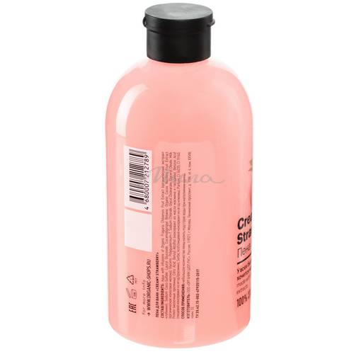 Пена для ванн ORGANIC SHOP Creamy Strawberry, 500 мл #2