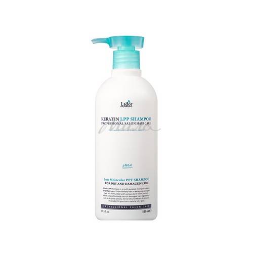 Шампунь для волос LA'DOR Keratin LPP Shampoo бессульфатный, 530 мл