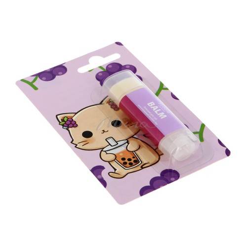 Бальзам для губ BLOOM Cosmetics Bubble Tea Виноградный, 4.9 г #3