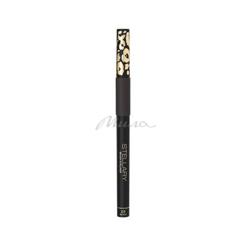 Подводка для глаз STELLARY с кистью-аппликатором, тон 01 Black #2