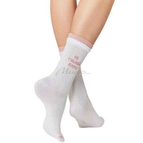 Носки женские CONTE ELEGANT Active, 437 белый, размер 25 #3