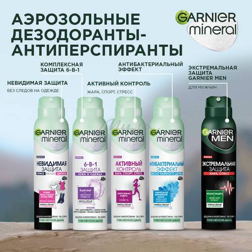 Антиперспирант GARNIER Активный контроль термозащита, 150 мл #7