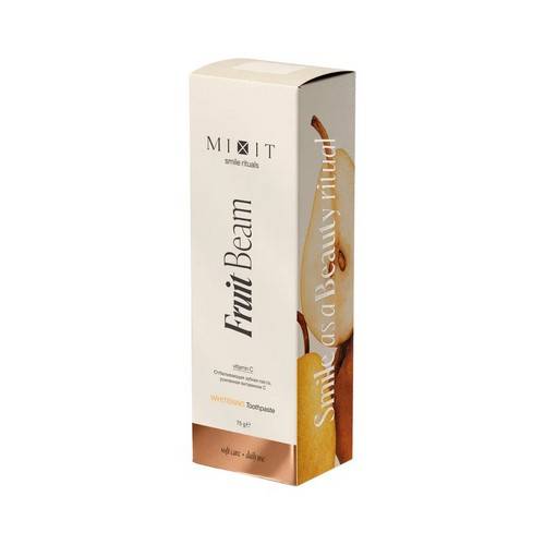 Паста зубная MIXIT Fruit Beam отбеливающая с витамином С, 75 г #2