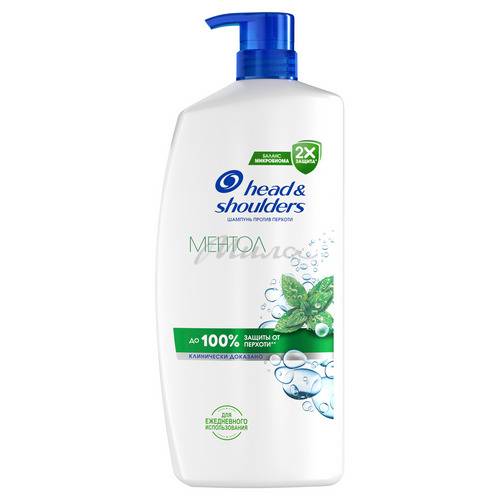 Шампунь против перхоти HEAD & SHOULDERS Ментол, 1000 мл #10