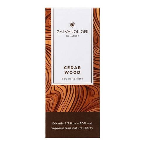 Вода туалетная для мужчин GALVANOLIORI SIGNATURE Cedar Wood, 100 мл #3