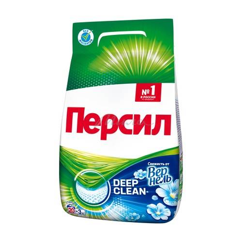 Средство моющее синтетическое ПЕРСИЛ Свежесть от Vernel  3 кг (20 стирок)